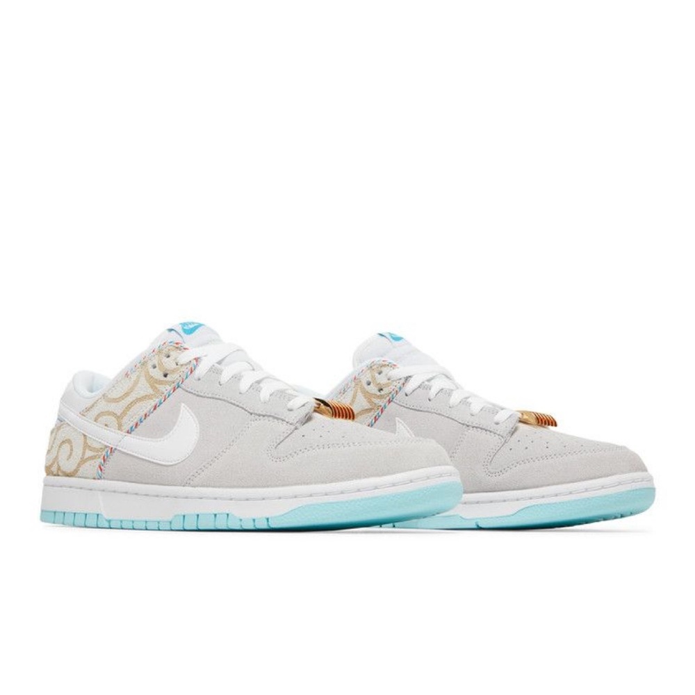 Nike Dunk Low SE "Barber Shop Grey" DH7614-500 (2022) Size 10 NEW